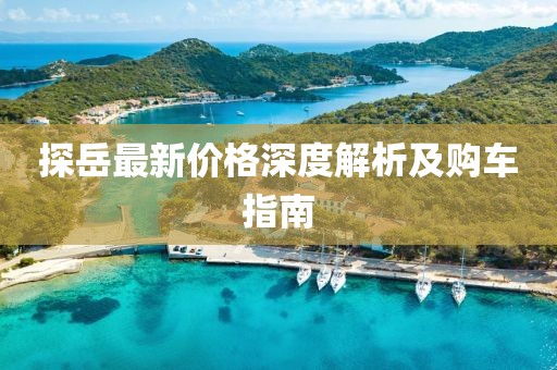 探岳最新价格深度解析及购车指南