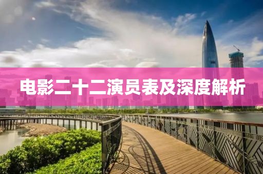 电影二十二演员表及深度解析