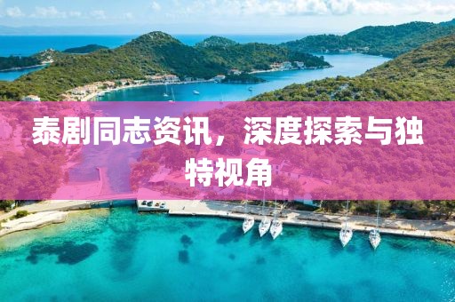 泰剧同志资讯，深度探索与独特视角