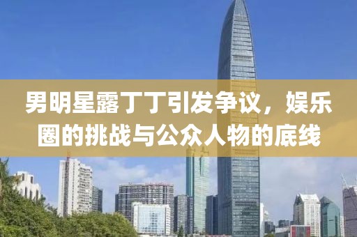 男明星露丁丁引发争议，娱乐圈的挑战与公众人物的底线