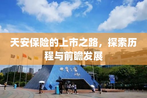 天安保险的上市之路，探索历程与前瞻发展