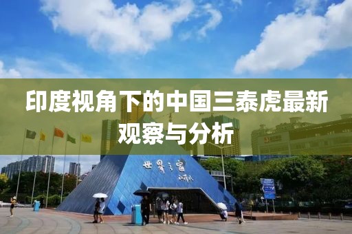 印度视角下的中国三泰虎最新观察与分析