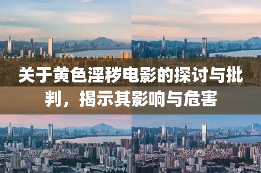 关于黄色淫秽电影的探讨与批判，揭示其影响与危害