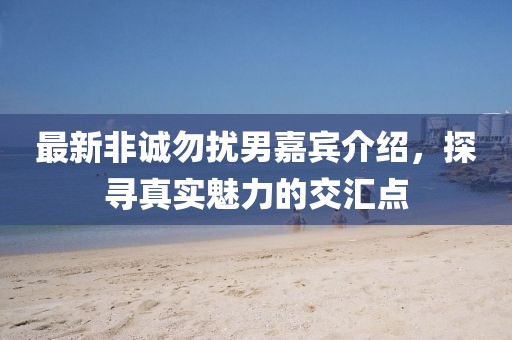 最新非诚勿扰男嘉宾介绍，探寻真实魅力的交汇点