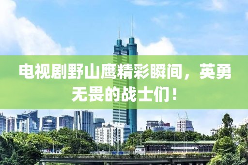 电视剧野山鹰精彩瞬间，英勇无畏的战士们！