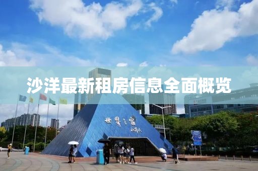 沙洋最新租房信息全面概览