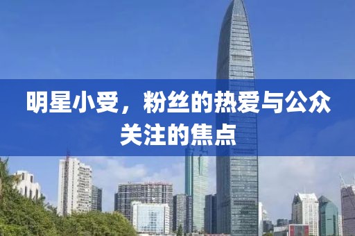 明星小受，粉丝的热爱与公众关注的焦点