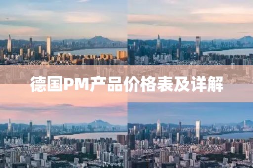 德国PM产品价格表及详解