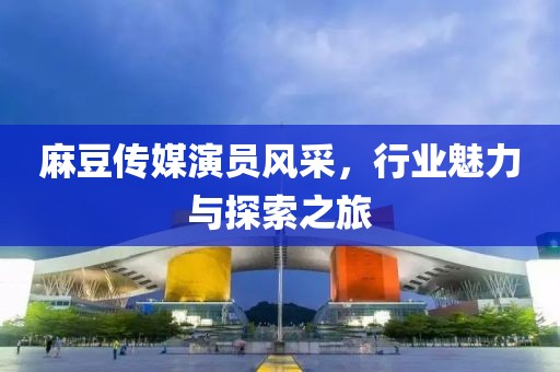 麻豆传媒演员风采，行业魅力与探索之旅