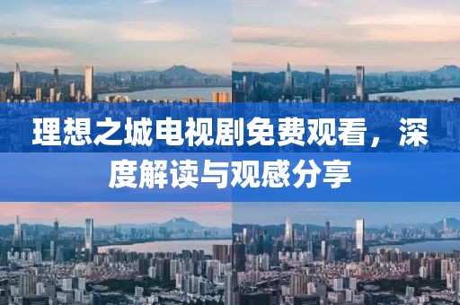 理想之城电视剧免费观看，深度解读与观感分享
