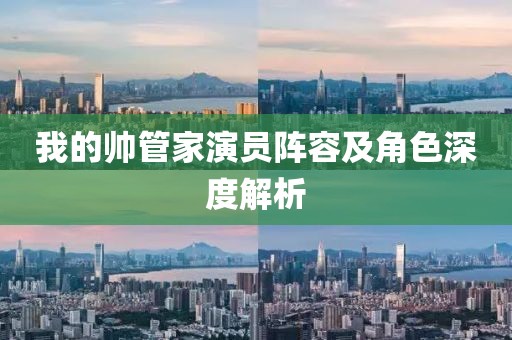 我的帅管家演员阵容及角色深度解析