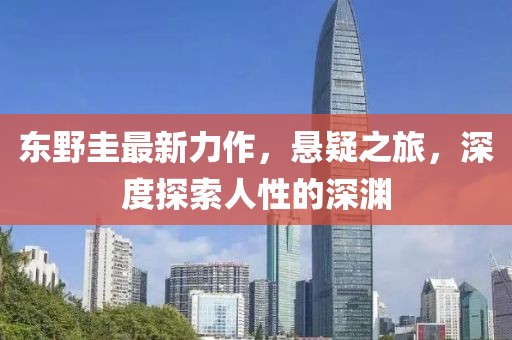 东野圭最新力作，悬疑之旅，深度探索人性的深渊
