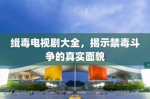 缉毒电视剧大全，揭示禁毒斗争的真实面貌