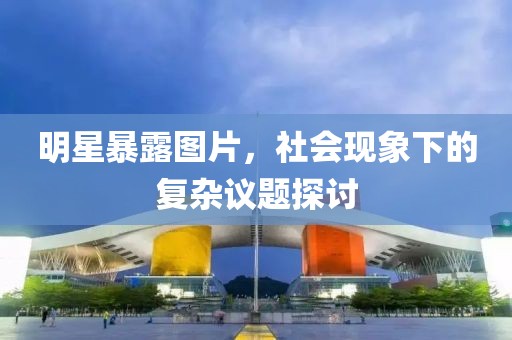 明星暴露图片，社会现象下的复杂议题探讨