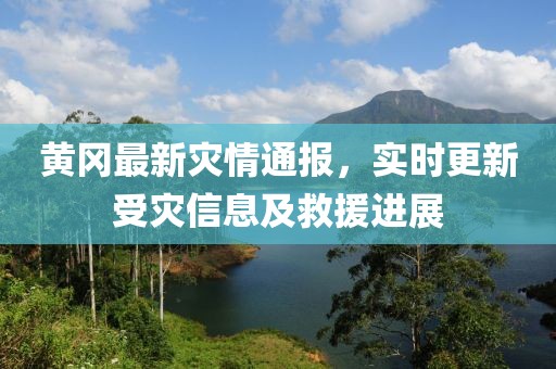 黄冈最新灾情通报，实时更新受灾信息及救援进展
