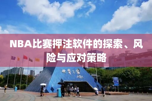 NBA比赛押注软件的探索、风险与应对策略