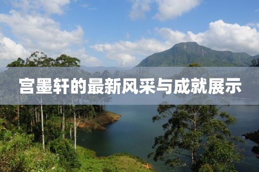 宫墨轩的最新风采与成就展示