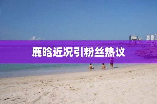 鹿晗近况引粉丝热议