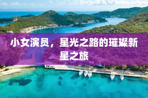 小女演员，星光之路的璀璨新星之旅