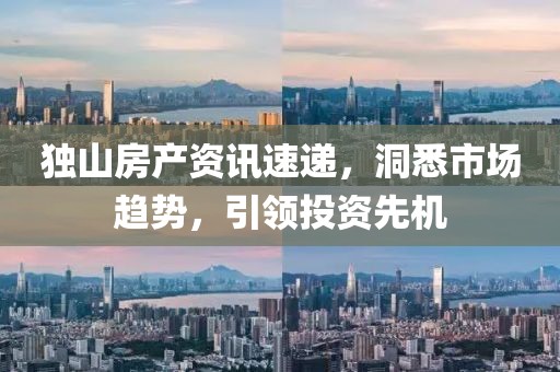 独山房产资讯速递，洞悉市场趋势，引领投资先机