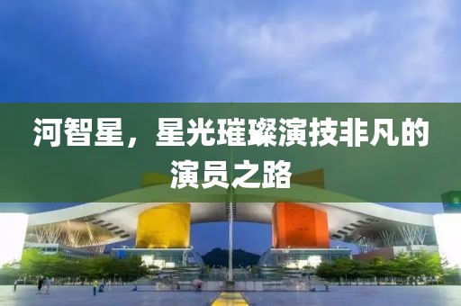 河智星，星光璀璨演技非凡的演员之路
