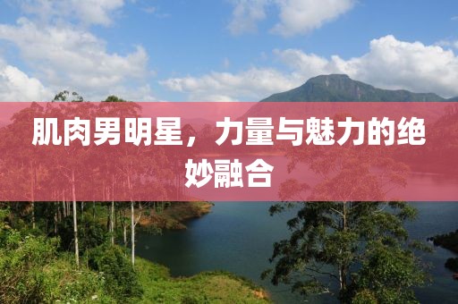 肌肉男明星，力量与魅力的绝妙融合