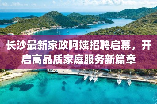 长沙最新家政阿姨招聘启幕，开启高品质家庭服务新篇章