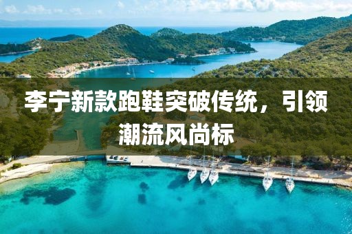 李宁新款跑鞋突破传统，引领潮流风尚标