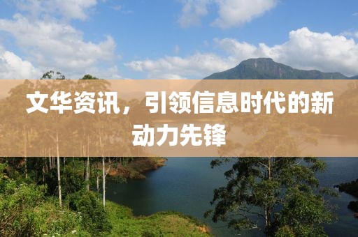 文华资讯，引领信息时代的新动力先锋