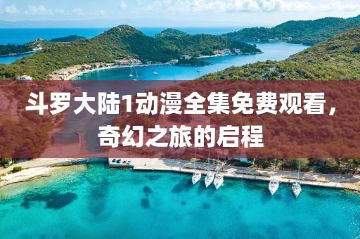 斗罗大陆1动漫全集免费观看，奇幻之旅的启程
