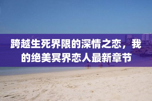 跨越生死界限的深情之恋，我的绝美冥界恋人最新章节