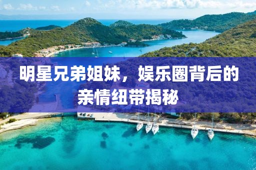 明星兄弟姐妹，娱乐圈背后的亲情纽带揭秘