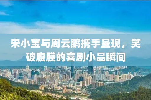 宋小宝与周云鹏携手呈现，笑破腹膜的喜剧小品瞬间