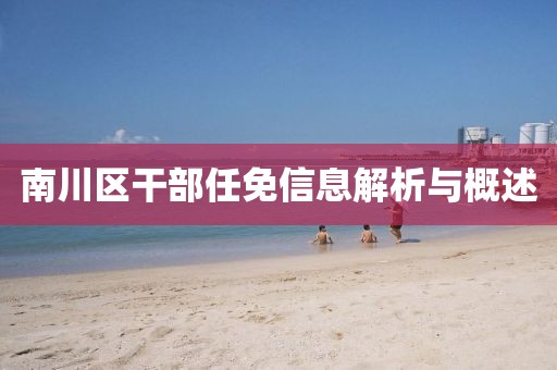 南川区干部任免信息解析与概述