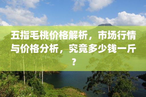 五指毛桃价格解析,市场行情与价格分析,究竟多少钱一斤?