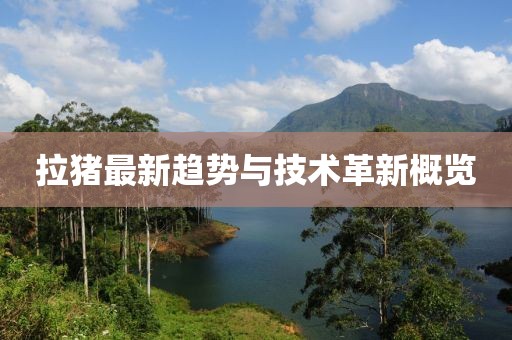 拉猪最新趋势与技术革新概览
