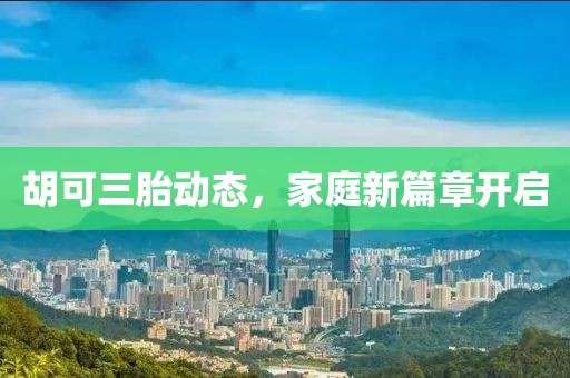 胡可三胎动态，家庭新篇章开启