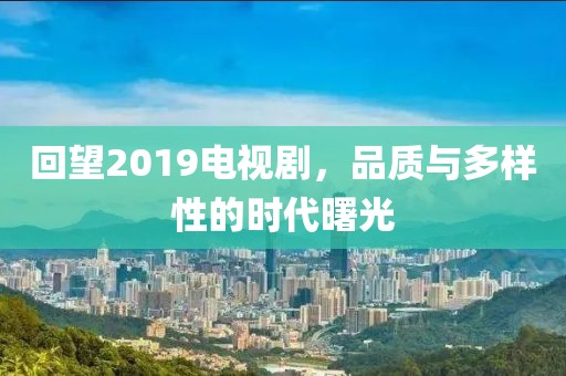 回望2019电视剧，品质与多样性的时代曙光