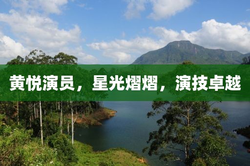 黄悦演员，星光熠熠，演技卓越