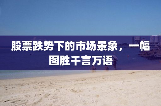 股票跌势下的市场景象，一幅图胜千言万语