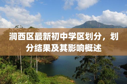 涧西区最新初中学区划分，划分结果及其影响概述