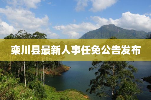 栾川县最新人事任免公告发布