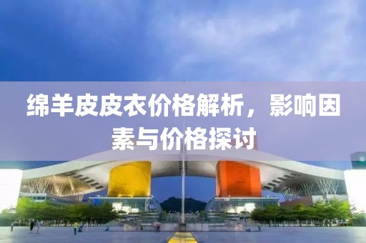 绵羊皮皮衣价格解析，影响因素与价格探讨