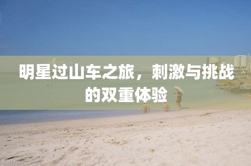明星过山车之旅，刺激与挑战的双重体验