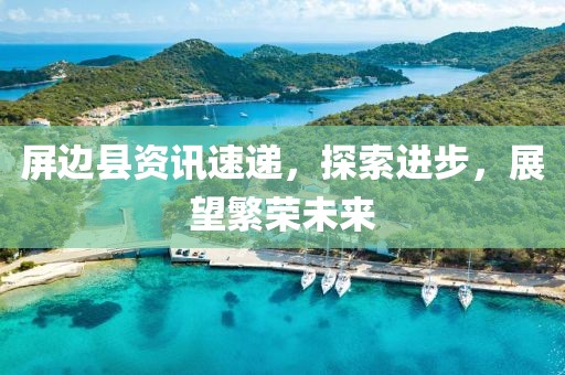 屏边县资讯速递，探索进步，展望繁荣未来