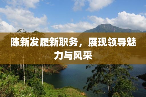 陈新发履新职务，展现领导魅力与风采