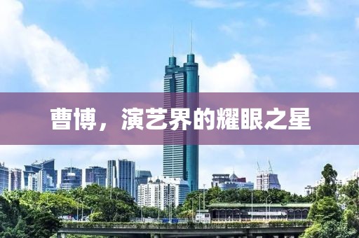 曹博，演艺界的耀眼之星