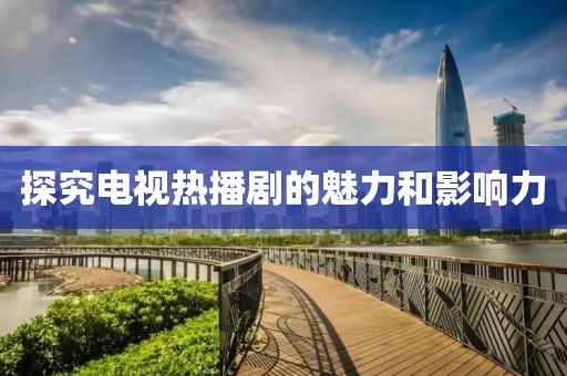 探究电视热播剧的魅力和影响力