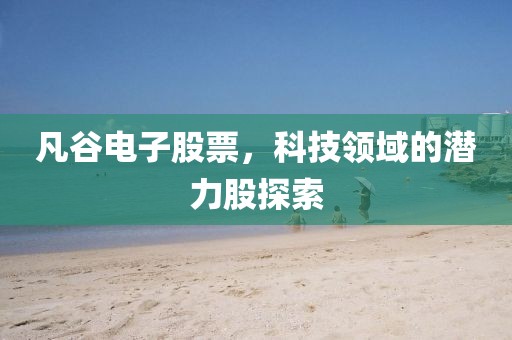 凡谷电子股票，科技领域的潜力股探索