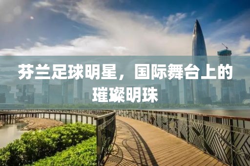 芬兰足球明星，国际舞台上的璀璨明珠